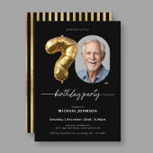 Invitation Ballons d'or noir 70e anniversaire