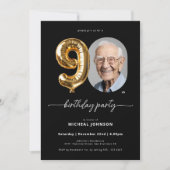 Invitation Ballons d'or noir 90e anniversaire (Devant)