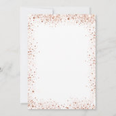 Invitation Ballons d'or rose blanc Quinceanera (Dos)