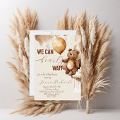 Invitation Ballons d'ours Baby shower d'attente précoce