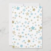 Invitation Ballons d'ours en peluche Baby shower de garçon d' (Dos)