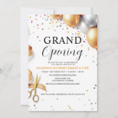 Invitation Ballons d'ouverture et coupe du ruban (Devant)