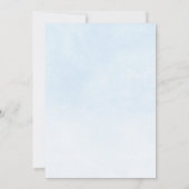 Invitation Ballons éléphants Aquarelle Baptême (Dos)