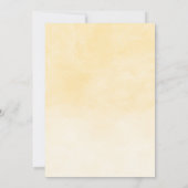 Invitation Ballons Eléphants Jaunes mignons Baby shower virtu (Dos)