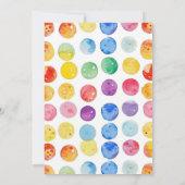 Invitation Ballons en forme de gâteau pour l'anniversaire des (Dos)