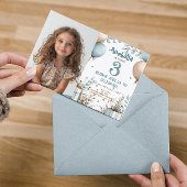 Invitation Ballons et boîtes cadeaux Thème Anniversaire Fête