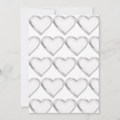 Invitation Ballons noir et blanc 1er anniversaire (Dos)