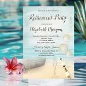 Invitation Ballons phare de bateau de plage, Retrait de vin