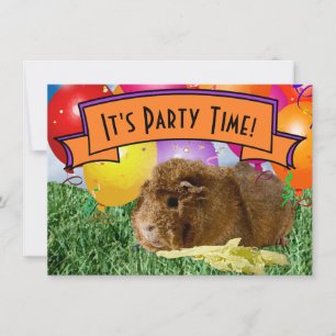 Invitation Ballons pour la 7e fête d'anniversaire des enfants