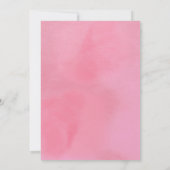 Invitation Ballons roses qu'elle est sur le point de faire to (Dos)