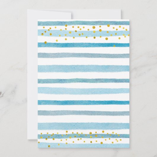 Invitation Balloon à air chaud Parties scintillant Star Anniv (Dos)