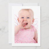 Invitation Balloon à huile d'or et Confetti 3ème anniversaire (Dos)