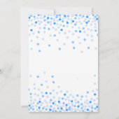 Invitation Balloon Baby Boy 1er Anniversaire Premier Confetti (Dos)