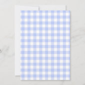 Invitation Balloon bleu Baby Boy Douche (Dos)