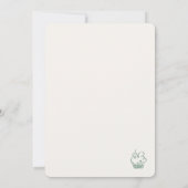 Invitation Balloon d'anniversaire tiré à la main N'importe qu (Dos)