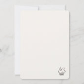 Invitation Balloon d'anniversaire tiré à la main N'importe qu (Dos)