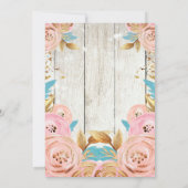 Invitation Balloon d'ours en peluche Première Anniversaire ru (Dos)