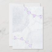 Invitation Balloon du coeur Révéler son ou elle aquarelle (Dos)