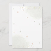 Invitation Balloon Ours Teddy Baby shower neutre (Dos)