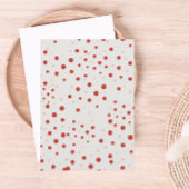 Invitation Balloon rouge pois prêt à pop