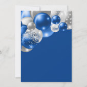 Invitation Balloons Anniversaire Hommes  (Dos)