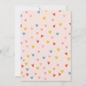 Invitation Balloons de Scooter rose Baby shower fille (Dos)