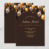 Invitation Balloons d'invitation pour célébration (Devant / Derrière)