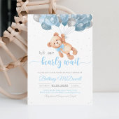 Invitation Balloons d'invitation pour une Baby Shower Ours en