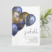 Invitation Balloons d'or de la marine moderne 60e fête d'anni (Debout devant)