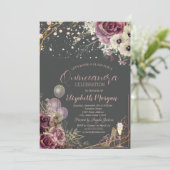 Invitation Balloons en verre Parties scintillant talons Fleur (Debout devant)