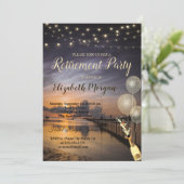 Invitation Balloons Océaniques Coucher De Soleil, Parti De Re (Debout devant)