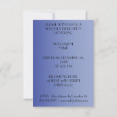 Invitation Balloons Paris Tour Eiffel Glam Chic Bleu (Dos)