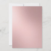 Invitation Balloons rose or Parties scintillant argent Quince (Dos)