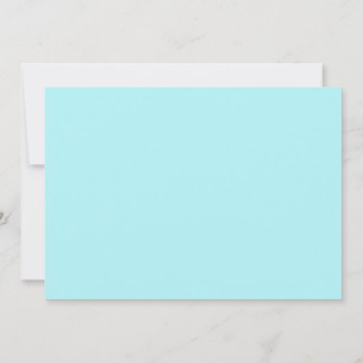 Invitation Balloons Turquoise Bash Anniversaire N'importe que (Dos)