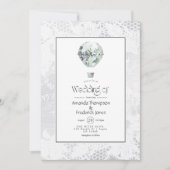 Invitation Ballotte à air chaud Mariage blanc et Mariage en d (Devant)