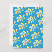 Invitation Ballotte d'eau fête d'anniversaire (Dos)