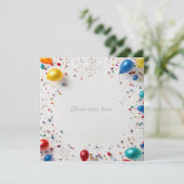 Invitation Ballotte et cadre pyrotechnique (Debout devant)