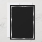 Invitation Balls Snowflakes Winter Paysage fête de Noël (Dos)