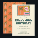 Invitation Balnéaire Soiree Modern Cute CUSTOM Anniversaire<br><div class="desc">Une carte mignonne parfaite pour une invitation amusante ! L'art fait main pour vous ! Parfait pour un anniversaire de plage en bord de mer ou toute autre célébration. ENTIÈREMENT PERSONNALISABLE ! Cliquez sur "Personnaliser" ci-dessus pour modifier le texte. Cliquez sur "modifier à l'aide de l'outil de conception" pour ajuster...</div>