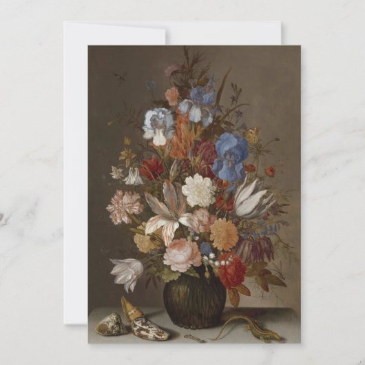 Invitation Balthasar van der Ast - La vie morte avec des fleu (Devant)