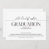 Invitation Baltimore Graduation Party (Devant / Derrière)