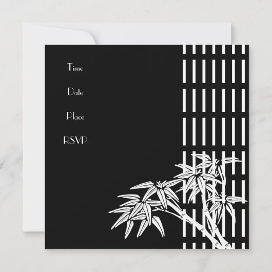 Invitation Bamboo (Dos)