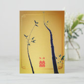 Invitation ©Bamboo Love/ Red Gold Mariage chinois (Debout devant)