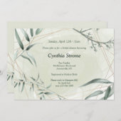 Invitation Bamboo Zen (Devant / Derrière)