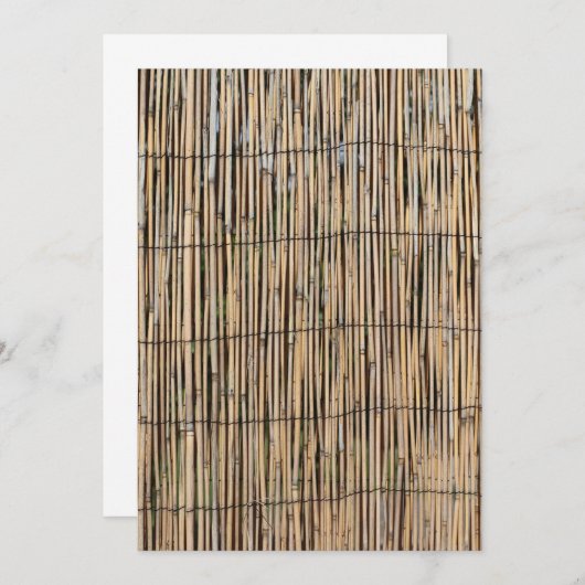 Invitation Bambou (Devant / Derrière)