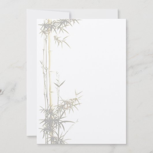 Invitation bambou (Devant)