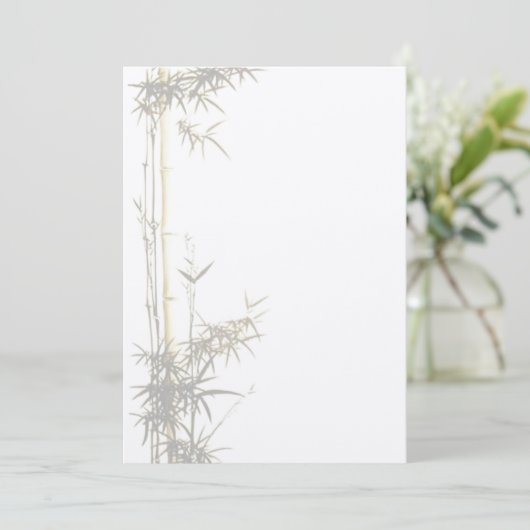 Invitation bambou (Debout devant)
