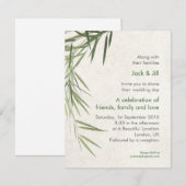 Invitation Bambou 4.25x5.25 (Devant / Derrière)