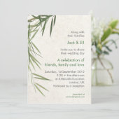 Invitation Bambou 5x7 (Debout devant)