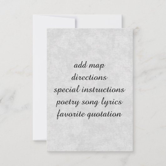 Invitation Bambou et Lily Libra (Dos)